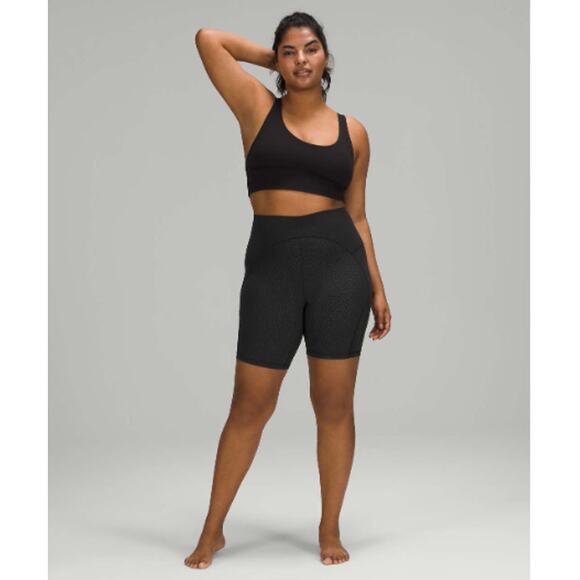 Lululemon Unlimit High Rise Short 8" in Mesh Black // 4 - Picture 1 of 11